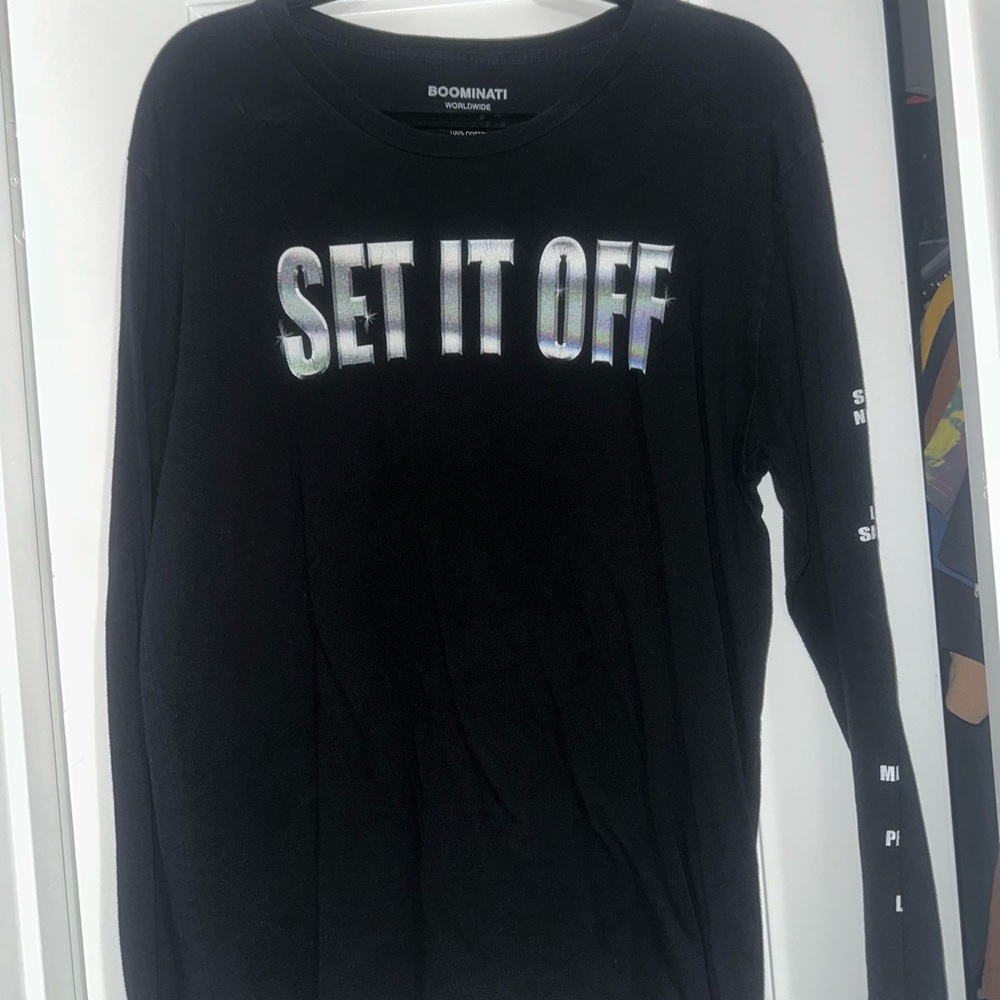 Boominati Black Long Sleeve Shirt